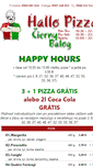 Mobile Screenshot of hallopizza.sk