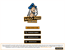 Tablet Screenshot of hallopizza.de