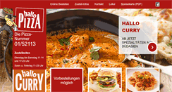 Desktop Screenshot of hallopizza.at