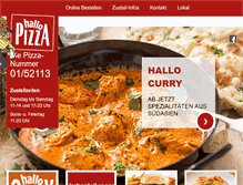 Tablet Screenshot of hallopizza.at